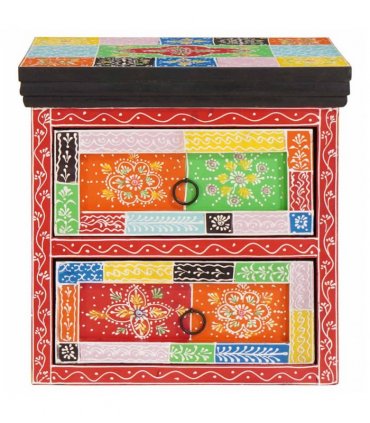 vidaXL Bedside Cabinet with Drawer 2 pcs Multicolour 40 x 30 x 40 cm