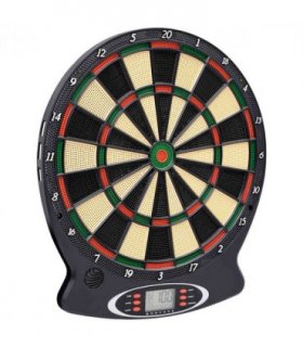 vidaXL Electric Dartboard with Darts Black Polypropylene