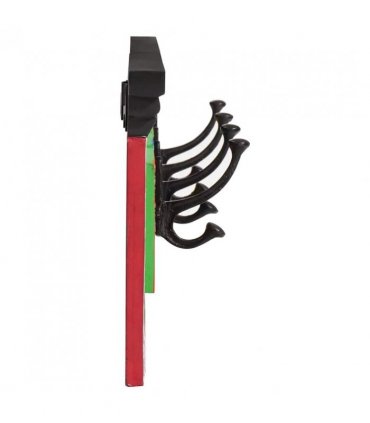 vidaXL Coat Rack Black 80 x 25 x 2 cm Solid Mango Wood