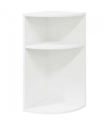vidaXL End Table White 29.6 x 29.6 x 60 cm Engineered Wood