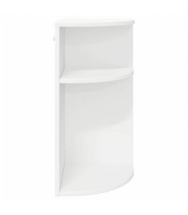vidaXL End Table White 29.6 x 29.6 x 60 cm Engineered Wood
