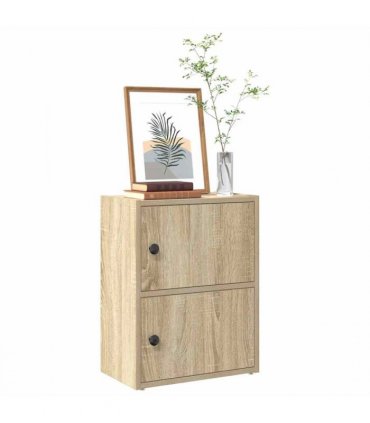 vidaXL Bookcase Sonoma Oak 40x24x52 cm Engineered Wood