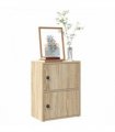 vidaXL Bookcase Sonoma Oak 40x24x52 cm Engineered Wood