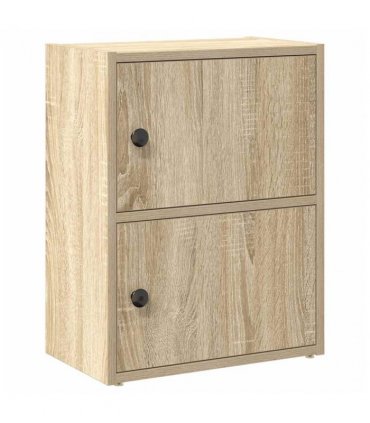 vidaXL Bookcase Sonoma Oak 40x24x52 cm Engineered Wood
