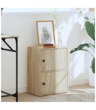 vidaXL Bookcase Sonoma Oak 40x24x52 cm Engineered Wood