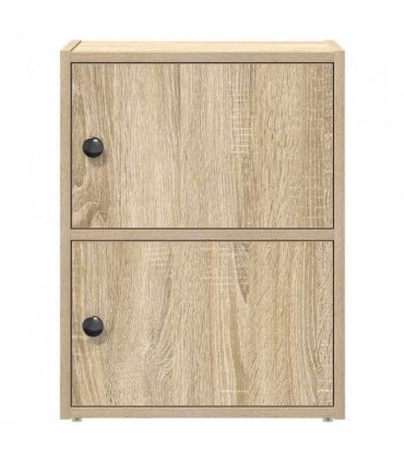 vidaXL Bookcase Sonoma Oak 40x24x52 cm Engineered Wood