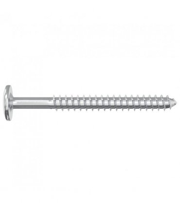 vidaXL Wood Screws 1350 pcs Silver Steel