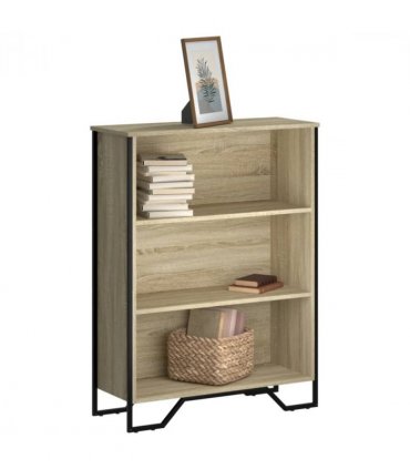 vidaXL Bookcase Sonoma Oak 80x31x106 cm Engineered Wood