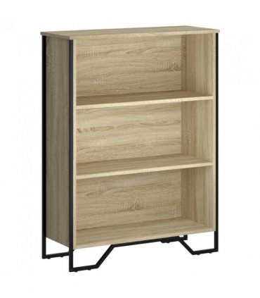 vidaXL Bookcase Sonoma Oak 80x31x106 cm Engineered Wood