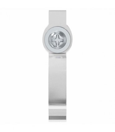 vidaXL LED Strip Clips 12 pcs Transparent 23.8 x 7.3 x 4.3 mm