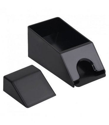 vidaXL Card Shoe Black 2 Decks