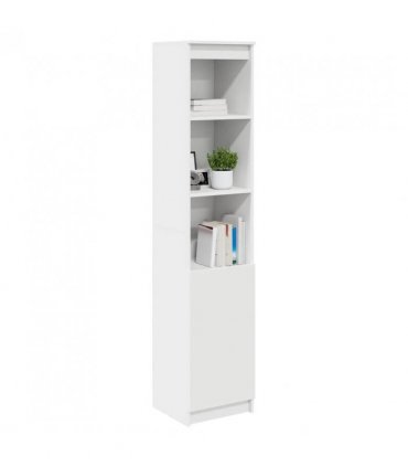 vidaXL Highboard White 37.5x35x180 cm Engineered Wood