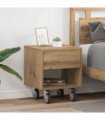 vidaXL Bedside Table 2 pcs Artisan Oak 40.5 x 40 x 48 cm