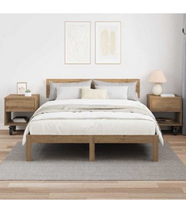 vidaXL Bedside Table 2 pcs Artisan Oak 40.5 x 40 x 48 cm
