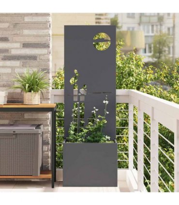 vidaXL Garden Privacy Screen Anthracite 50 x 150 cm Cold-rolled steel