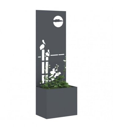 vidaXL Garden Privacy Screen Anthracite 50 x 150 cm Cold-rolled steel
