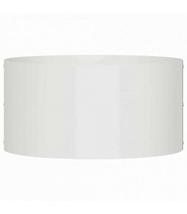 vidaXL Planter Ring White 40 x 40 x 20 cm Cold-rolled Steel