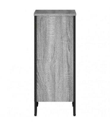 vidaXL Bookcase Grey Sonoma 50x31x74.5 cm Engineered Wood