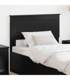 vidaXL Headboard Black Oak Engineered wood