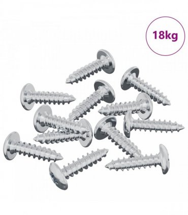 vidaXL Screw 13636 pcs Silver M4 x 16 mm Steel