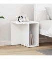 vidaXL End Table White 37 x 32 x 40 cm Engineered Wood