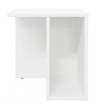 vidaXL End Table White 37 x 32 x 40 cm Engineered Wood