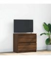 vidaXL TV Cabinet Brown Oak 60x35x54 cm Engineered Wood