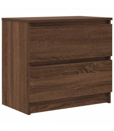 vidaXL TV Cabinet Brown Oak 60x35x54 cm Engineered Wood