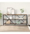 vidaXL Console Table Old Wood 160 x 30 x 75 cm Engineered Wood