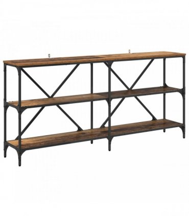 vidaXL Console Table Old Wood 160 x 30 x 75 cm Engineered Wood