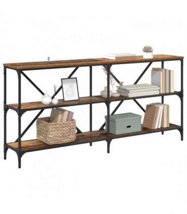 vidaXL Console Table Old Wood 160 x 30 x 75 cm Engineered Wood