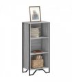 vidaXL Bookcase Grey Sonoma 50x31x106 cm Engineered Wood