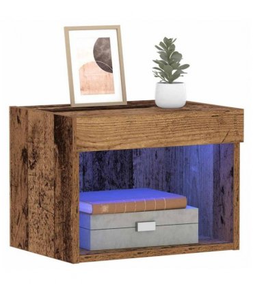 vidaXL TV Cabinet Set 2 pcs Old Wood 40 x 30 x 30 cm Engineered Wood