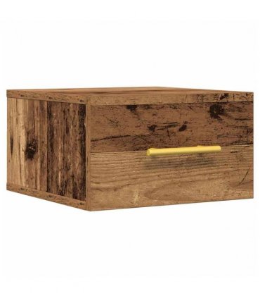 vidaXL Bedside Cabinet Old Wood 35 x 35 x 20 cm Engineered Wood