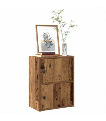 vidaXL Bookcase Old Wood 40x24x52 cm Engineered Wood