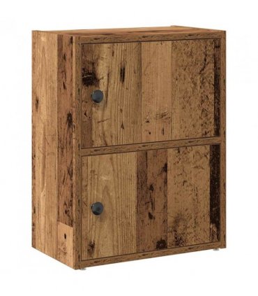 vidaXL Bookcase Old Wood 40x24x52 cm Engineered Wood