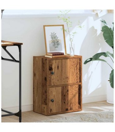 vidaXL Bookcase Old Wood 40x24x52 cm Engineered Wood