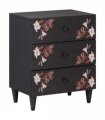 vidaXL Bedside Table Multicolour 50 x 33 x 60 cm Solid Mango Wood