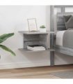 vidaXL Bedside Table 2 pcs Grey Sonoma 40 x 30 x 25 cm Engineered Wood
