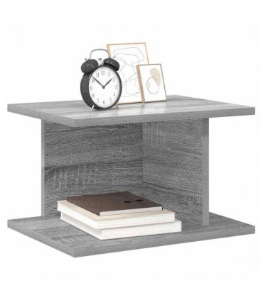 vidaXL Bedside Table 2 pcs Grey Sonoma 40 x 30 x 25 cm Engineered Wood