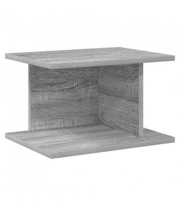 vidaXL Bedside Table 2 pcs Grey Sonoma 40 x 30 x 25 cm Engineered Wood