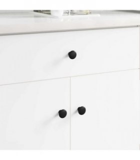 vidaXL Handle 1461 pcs Black Ø30 mm Aluminium