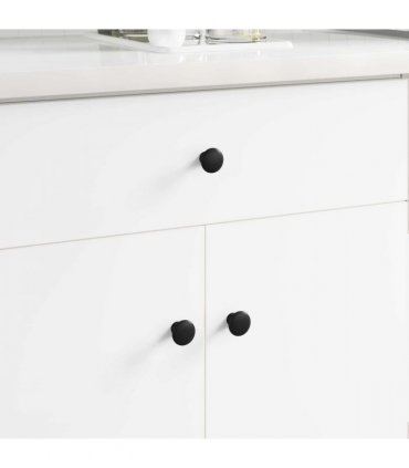 vidaXL Handle 1461 pcs Black Ø30 mm Aluminium