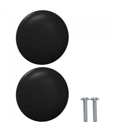 vidaXL Handle 1461 pcs Black Ø30 mm Aluminium