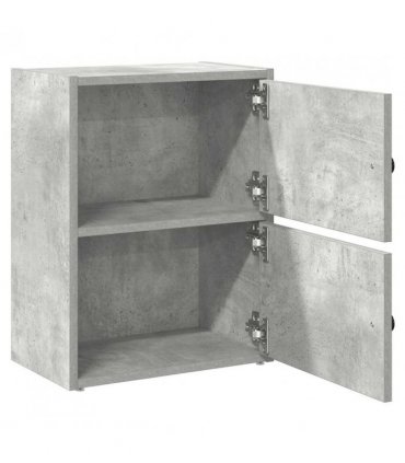vidaXL Bookcase Concrete Grey 40x24x52 cm Engineered Wood