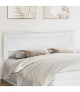 vidaXL Headboard White Engineered wood