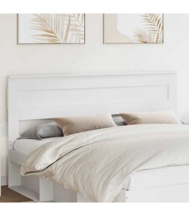 vidaXL Headboard White Engineered wood