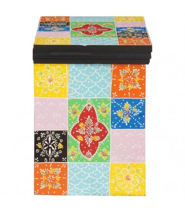 vidaXL Bedside Cabinet with Drawer Multicolour 40 x 30 x 40 cm