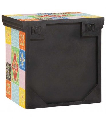 vidaXL Bedside Cabinet with Drawer Multicolour 40 x 30 x 40 cm