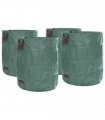 vidaXL Garden Waste Bags 4 pcs Green 79 x 79 x 99.5 cm Polypropylene